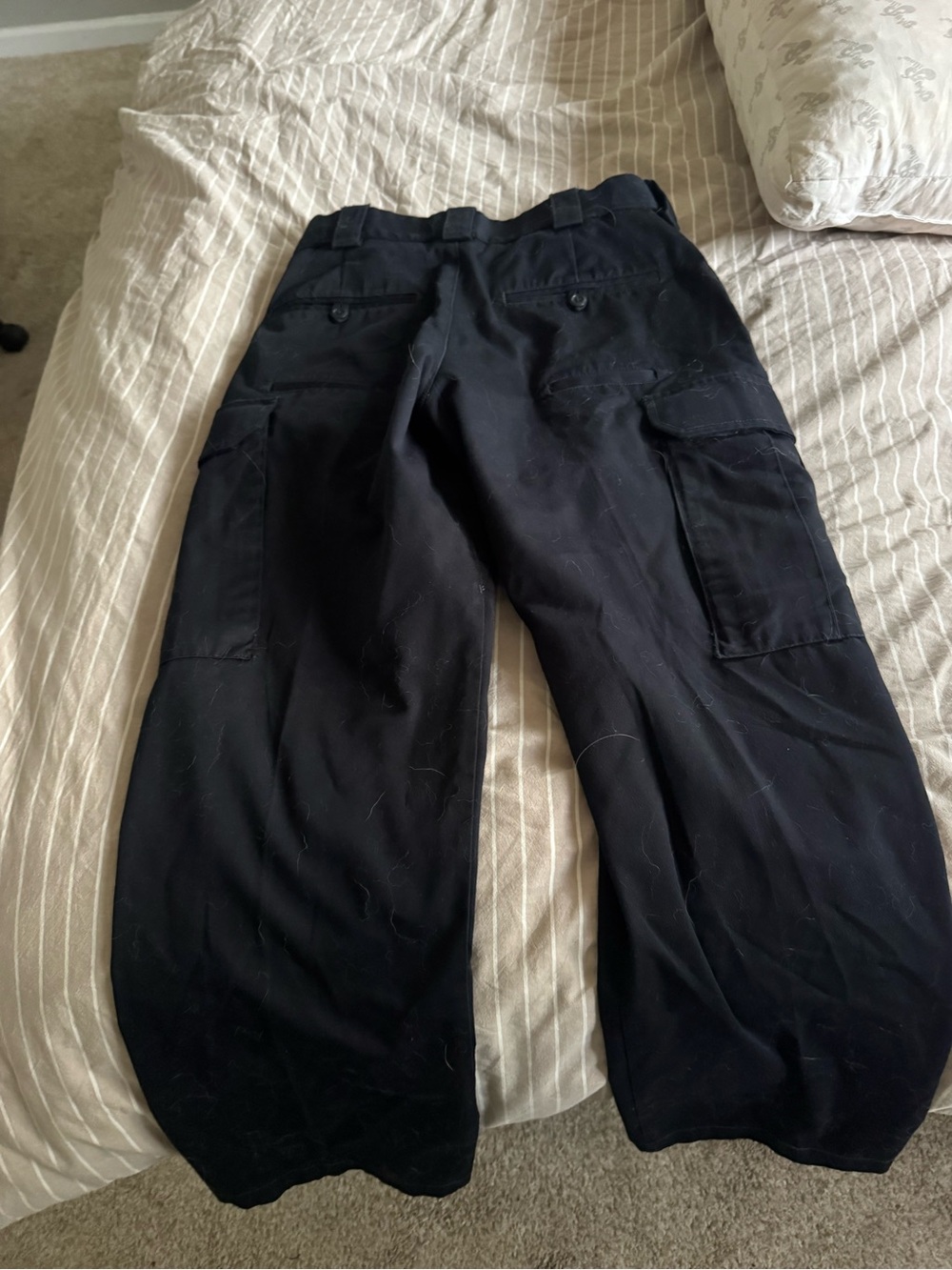 Black tactile Pants